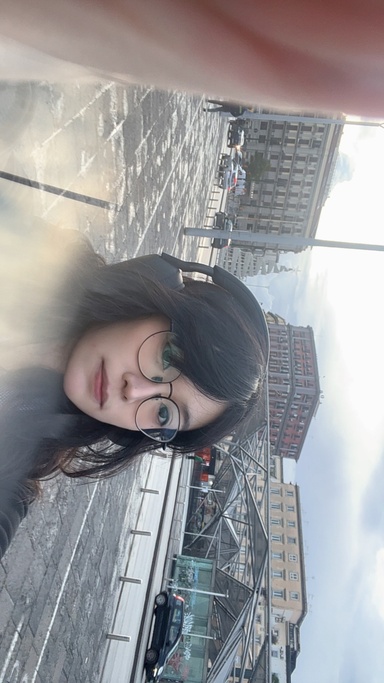 A selfie taken by Yuwei-Wei during during her 2026 summer research experience