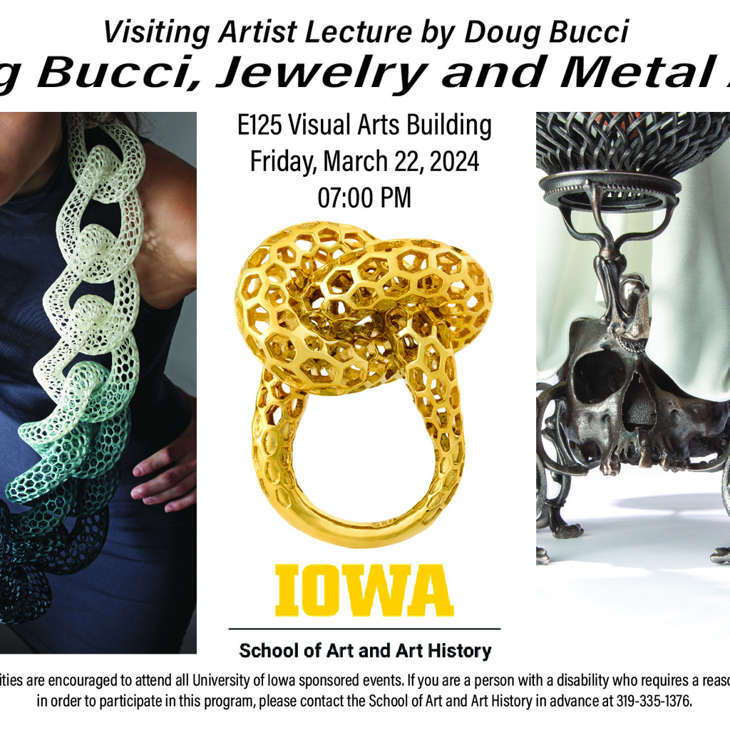 "Doug Bucci, Jewelry and Metal Arts" - Visiting Artist in Jewelry and Metal Arts - School of Art and Art History promotional image