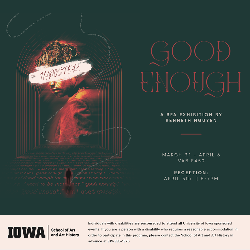 Good Enough - Kenneth Nguyen BFA Exhibition - School of Art and Art History promotional image