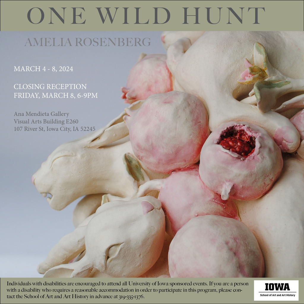 One Wild Hunt - Amelia Rosenberg MFA Exhibition - School of Art and Art History promotional image