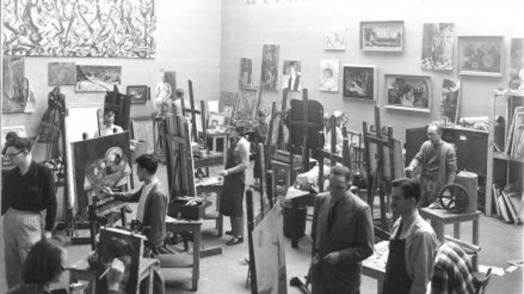 This is a picture of the Painting Studio